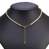 Round Zircon Short Chain Necklace For Women – Jewelry Gift Ideas — 2