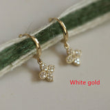 S925 Sterling Silver Micro-embellished Cross Flower – Thoughtful Gifts — 3