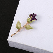Three-dimensional Rose Flower Rhindiamond-style Brooch – Stylish Gifts — 5