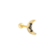 Women's Star Moon Love Puncture Thread Earrings – Gifts for Her — 9