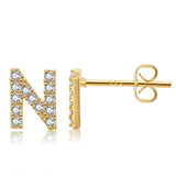 Fashion Trend Small Letter Ear Studs – Stylish Gifts — 18