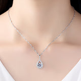 Water Drop Zircon Set Necklace Angel Tears Micro – Jewelry Gift Ideas — 6