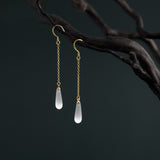 925 Sterling Silver Opal Drop Earrings – Stylish Gifts — 4
