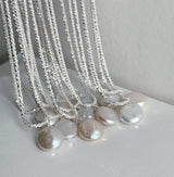 S925 Sterling Silver Baroque Pearl Necklace – Jewelry Gift Ideas — 9