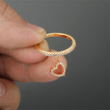 Crown Element Gold-plated Pendant Wedding Ring – Jewelry Gift Ideas — 13
