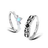 Sterling Silver Men's And Women's Matching Ring – Gifts for Her — 2