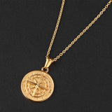 Ins Style Titanium Steel Compass Pendant Necklace – Jewelry Gift Ideas — 6