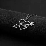 Customized One Arrow Piercing Name Necklace – Jewelry Gift Ideas — 5