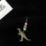 Bungee Beautiful Girl Childlike Dinosaur Earrings – Gifts for Kids — 5