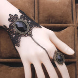 Fashion Vintage Gothic Lace Gem Bracelet – Stylish Gifts — 2