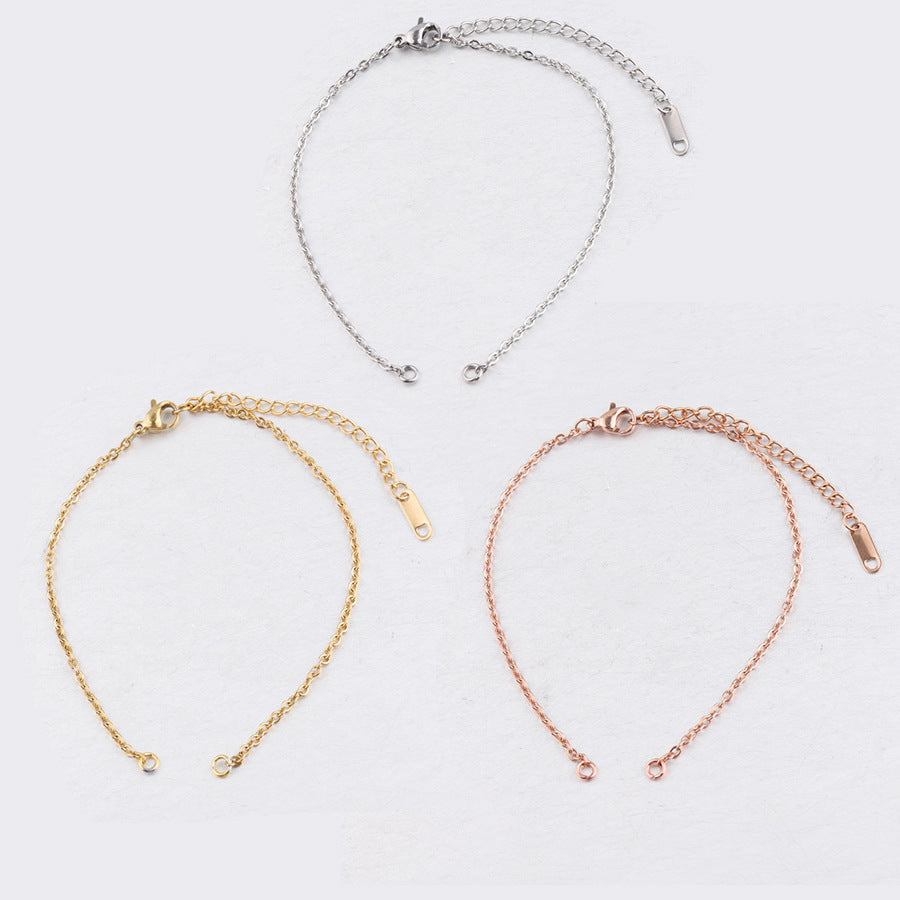 Stainless Steel DIY 2Mm Bracelet Chain Accessories – Stylish Gifts — 1