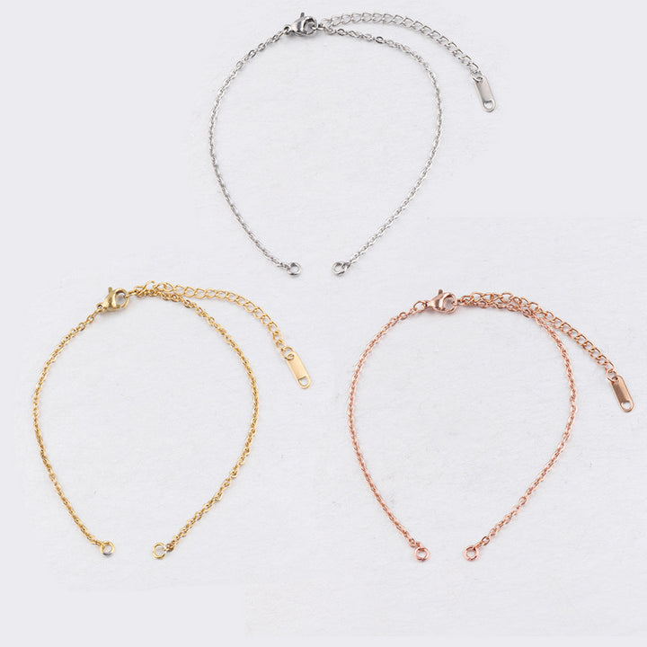Stainless Steel DIY 2Mm Bracelet Chain Accessories – Stylish Gifts — 1