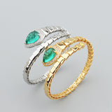 Spring Type Snake Bone Bracelet Ring Suit – Jewelry Gift Ideas — 7