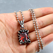 Vintage Titanium Steel Gem Sweater Chain Pendant – Jewelry Gift Ideas — 7