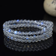 Blue Moonstone Near Body Three Rings Bracelet – Jewelry Gift Ideas — 1