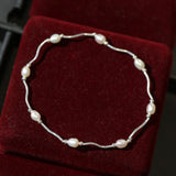 Natural Single-ring Freshwater Pearl String Wave Shape – Useful Gifts — 2