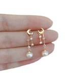 Design Sensation Meteor Shower Stud Earrings Natural – Useful Gifts — 3