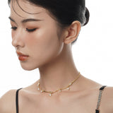 Women's Sterling Silver Pearl Necklace Handmade – Jewelry Gift Ideas — 3