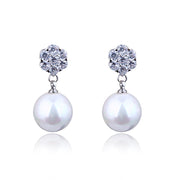 Round pearl long earrings – Special Occasion Gifts — 9