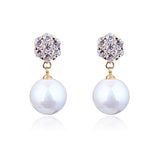 Round pearl long earrings – Special Occasion Gifts — 7