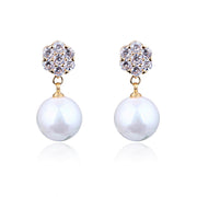 Round pearl long earrings – Special Occasion Gifts — 7