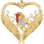 Charm We're Never Far Apart Heart Wings Pendant – Jewelry Gift Ideas — 4