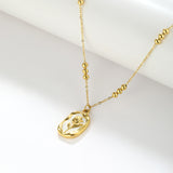 Simple Rose White Shell Pendant Necklace – Jewelry Gift Ideas — 9