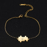 Adjustable Jigsaw Bracelet Fashion Couple – Stylish Gifts — 4