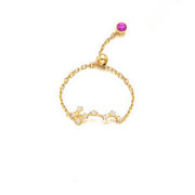 Twelve Constellation Ring with Diamonds – Everyday Gifts — 14