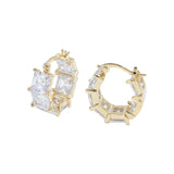 Women's Geometric C- Shaped Earrings – Gifts for Her — 12