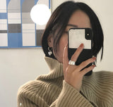Geometric minimalist irregular ring design sense – Gifts for Her — 3