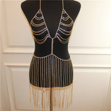 Exaggerated Rhinestone Body Chain Nightclub Shiny – Meaningful Gifts — 4
