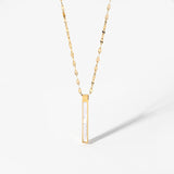 Stainless Steel 14K Gold Natural Necklace – Jewelry Gift Ideas — 1