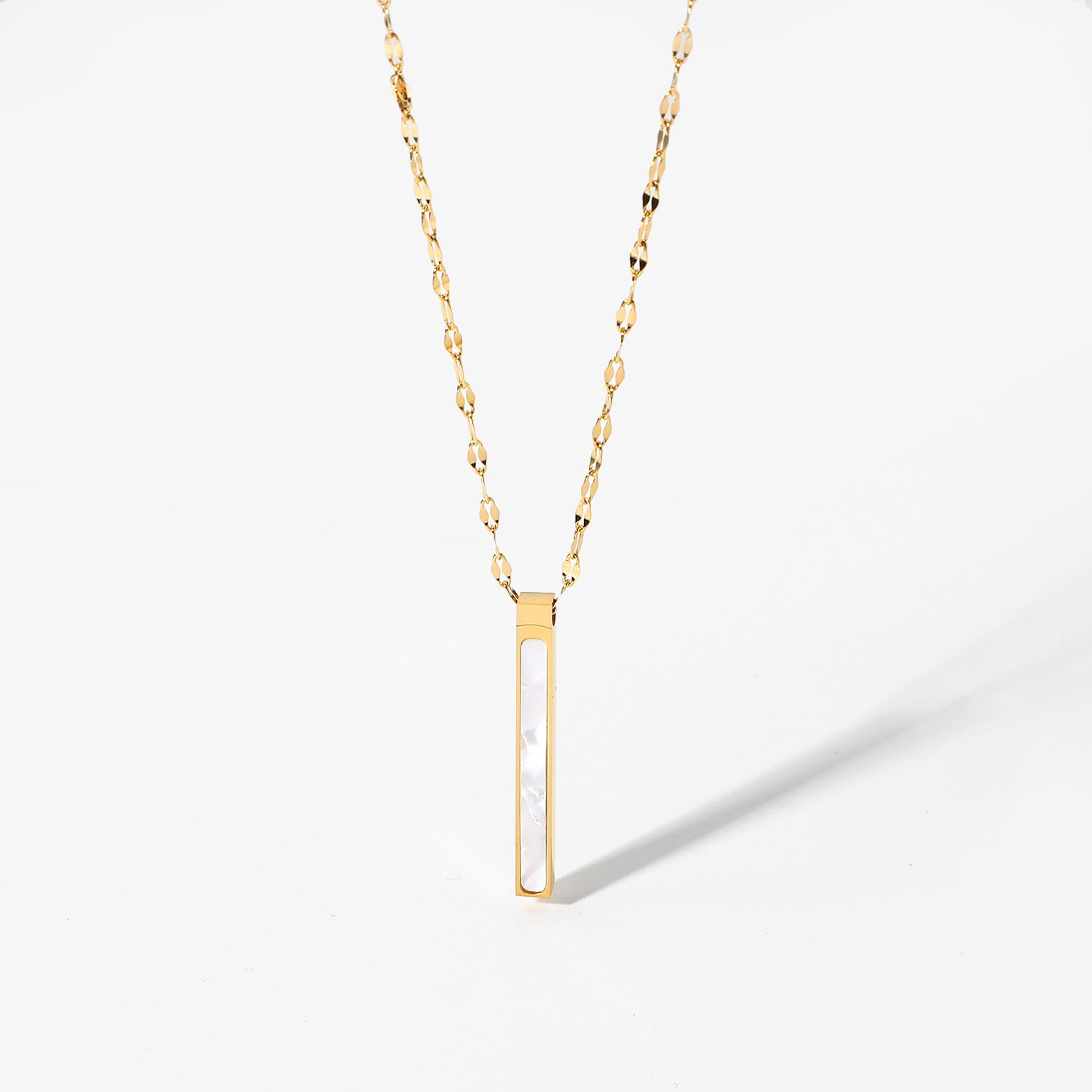 Stainless Steel 14K Gold Natural Necklace – Jewelry Gift Ideas — 1