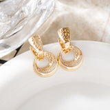 Luxury Hollow Round Moon Rose Gold Silver Color – Jewelry Gift Ideas — 4