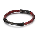 Simple Leather Rope Braided Fashion Men's Bracelet – Stylish Gifts — 5