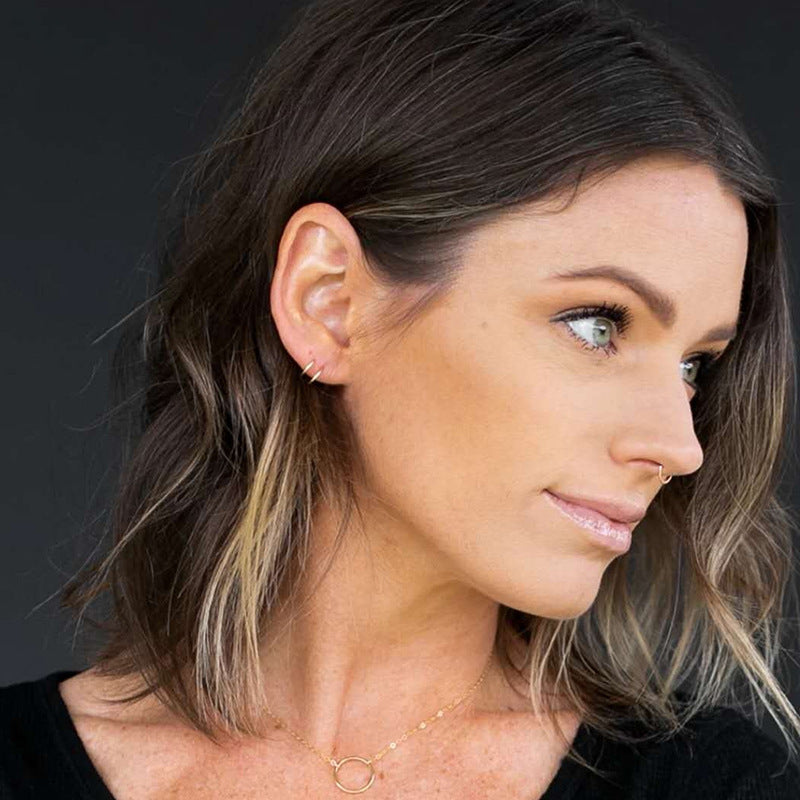 Fashion Style Spiral Line Earrings – Stylish Gifts — 1