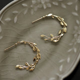 Sterling Silver Gilt Earrings Elegantly Surround – Gift Ideas — 1