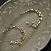 Sterling Silver Gilt Earrings Elegantly Surround – Gift Ideas — 1