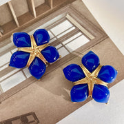 Women Girl Vintage Blue Crystal Earrings – Gifts for Her — 20