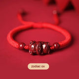 Fidelity Cinnabar Zodiac Red Rope Bracelet – Jewelry Gift Ideas — 15