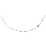S925 Silver Amethyst Powder Tourmaline Necklace – Jewelry Gift Ideas — 5