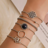 Geometric Hollowed Out Corn Chain Bracelet – Jewelry Gift Ideas — 1