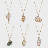 Conch Beads Necklace Natural Shell Phnom Penh – Jewelry Gift Ideas — 3