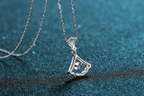 Women's Sterling Silver Moissanite Small Skirt – Jewelry Gift Ideas — 5