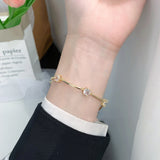 Round Diamond Crystal Bracelet Light Luxury – Jewelry Gift Ideas — 3