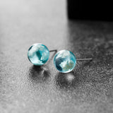 Transparent spherical resin earrings – Special Occasion Gifts — 1