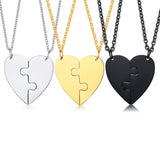 Titanium Steel Heart-Shaped Friendship Pendant – Jewelry Gift Ideas — 1