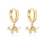 18K Copper Plated Micropaved Zircon Earrings – Stylish Gifts — 14