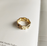 Irregular golden ring – Meaningful Gifts — 3
